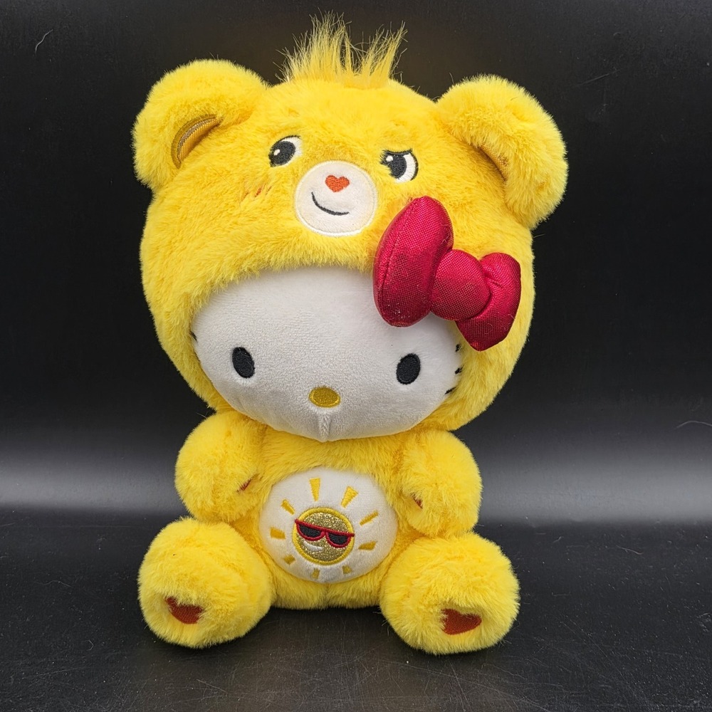 2024 Care Bear Sanrio Hello Kitty As Fun Shine Bear Stuffed Anima Plush Cute Toy